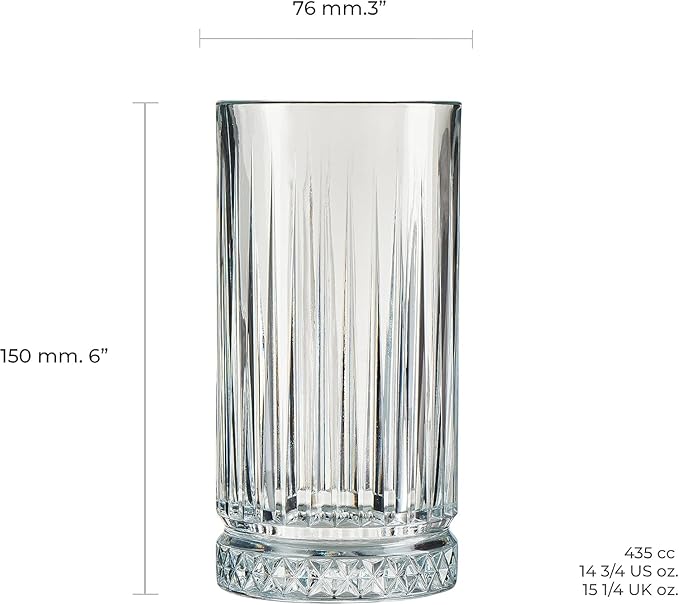 Pasabahce Cocktail Glasses (Elysia Long Drink Glasses)