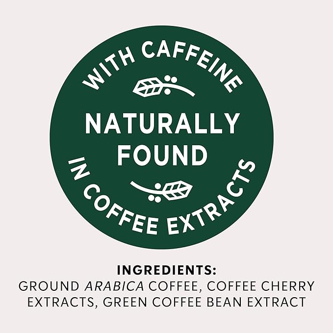 Starbucks K-Cup Coffee Pods, Starbucks Blonde Roast Coffee With 2X Caffeine Veranda Blend For Keurig Brewers, 100% Arabica, 6 Boxes (60 Pods Total)