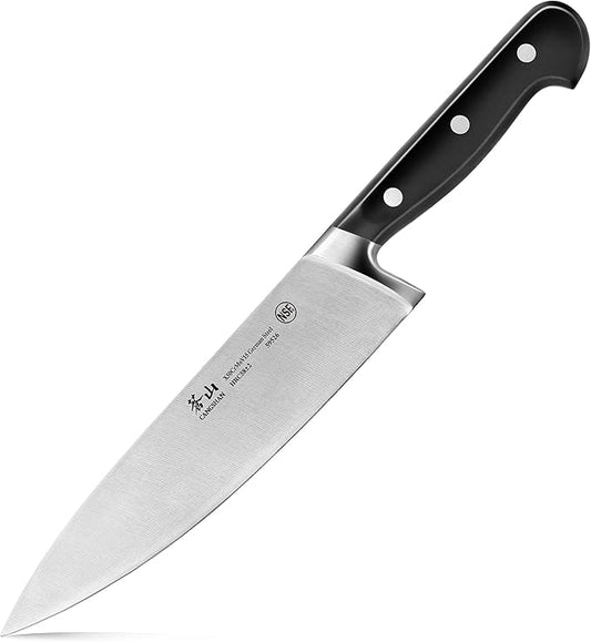Cangshan V2 Series 59526 German Steel Forged Chef Knife, 8-Inch