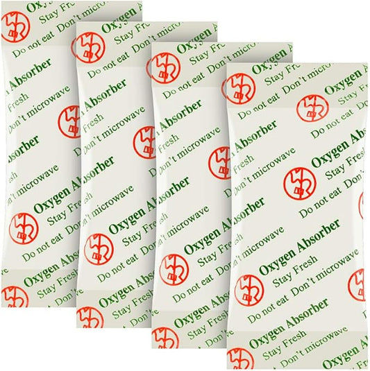 VacYaYa 2000CC(30-Pack) Food Grade Oxygen Absorbers Packets for Home Made Jerky and Long Term Food Storage, Stored in Vacuum Bag and 3 Times Oxygen Absorption Capacity