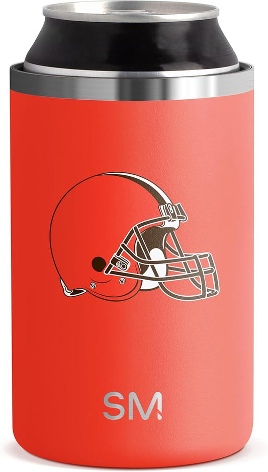 Simple Modern Officially Licensed NFL Cleveland Browns Gifts for Men, Women, Dads, Fathers Day | Insulated Ranger Can Cooler for Standard 12oz Cans - Beer, Seltzer, and Soda