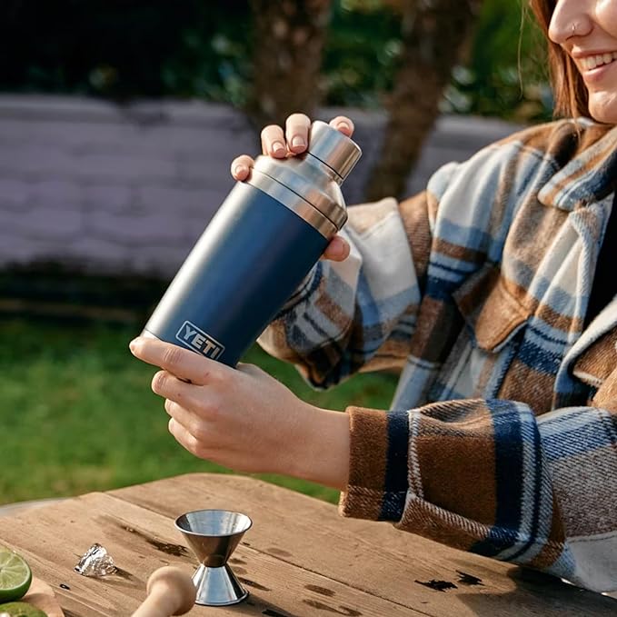 YETI Rambler 20 oz Cocktail Shaker, Stainless Steel, Vacuum Insulated, Cosmic Lilac