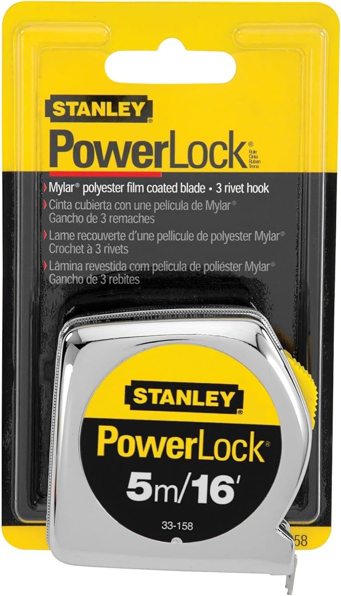 STANLEY PowerLock Tape Measure, 16-Foot (33-158)