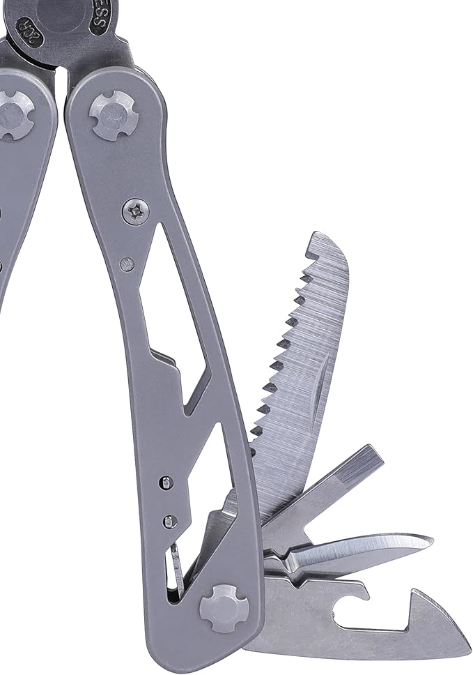 STANLEY Multitool, 12-in-1, Stainless Steel, Black Pouch (84-519K)