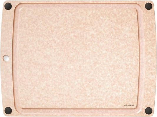 Epicurean All-in-One 19.5" × 14.5" Cutting Board in Natural