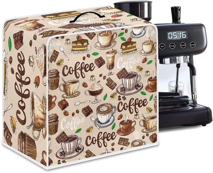 Coffee Bees Pattern Coffee Maker Covers - Image 2