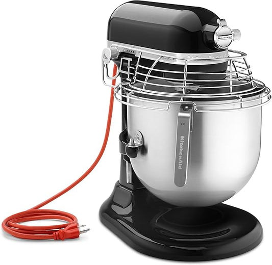 KitchenAid Commercial Series 8 Quart Bowl-Lift Stand Mixer with Stainless Steel Bowl Guard - KSMC895