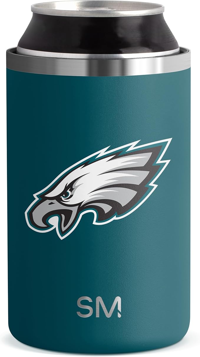Simple Modern Officially Licensed NFL Philadelphia Eagles Gifts for Men, Women, Dads, Fathers Day | Insulated Ranger Can Cooler for Standard 12oz Cans - Beer, Seltzer, and Soda