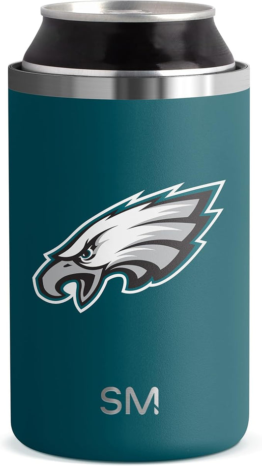 Simple Modern Officially Licensed NFL Philadelphia Eagles Gifts for Men, Women, Dads, Fathers Day | Insulated Ranger Can Cooler for Standard 12oz Cans - Beer, Seltzer, and Soda