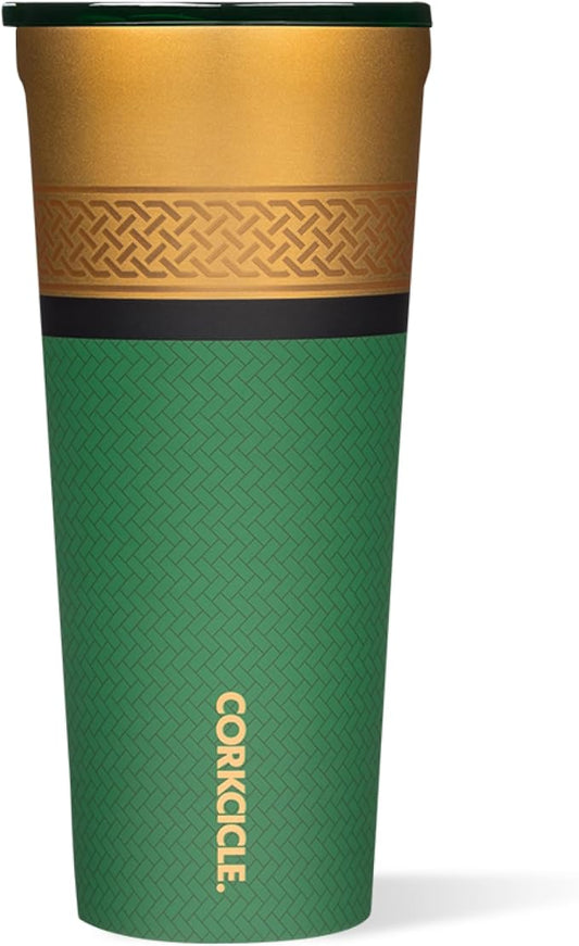 Corkcicle Disney Tumbler - Triple-Insulated Stainless Steel - Keeps Drinks Cold 9 Hours - Spill-Proof Lid - Reusable - Summer Drinkware Gift - Keeps Drinks Ice Cold - 24 oz - Loki