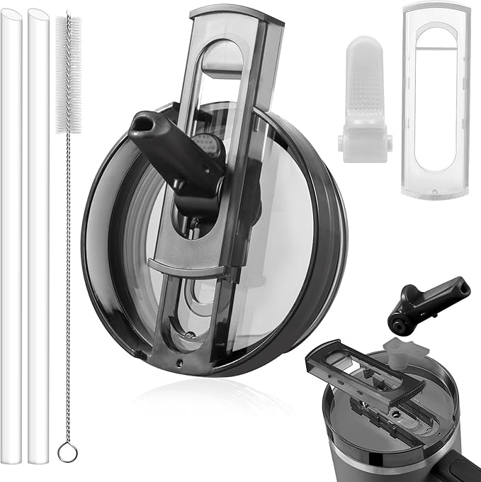 Detachable Flip Straw Lid Replacement by ANTAND