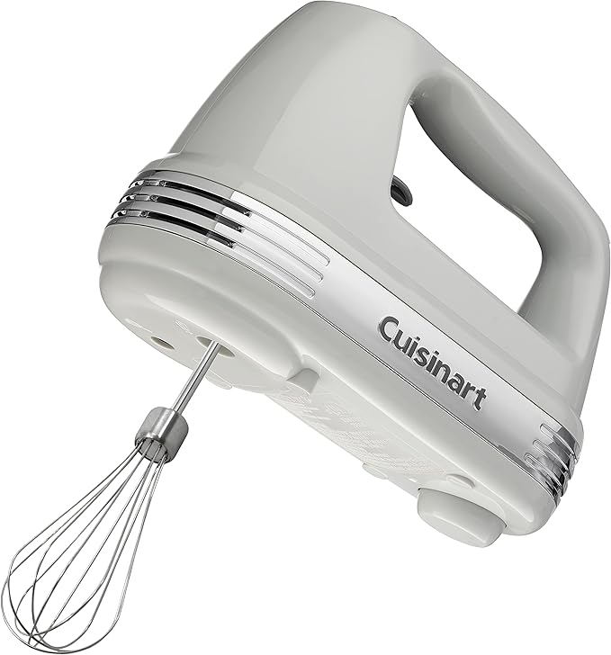 Cuisinart HM-90SCGR Power Advantage Plus 9-Speed Handheld Mixer with Storage Case, Cool Grey