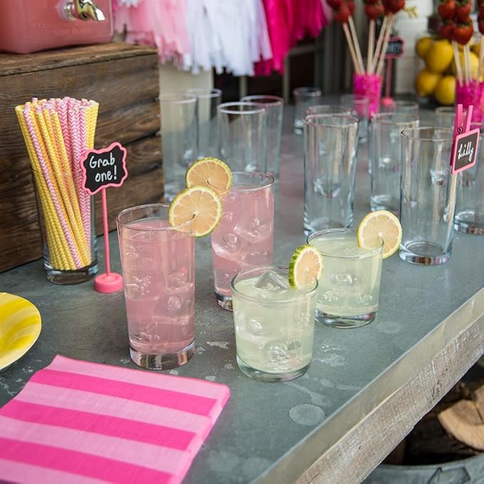Anchor Hocking Heavy Base Drinking Glasses Set, 12 oz Tumbler Glasses, Set of 12