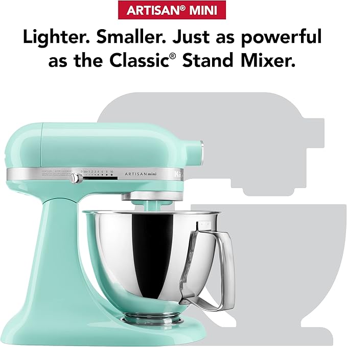 KitchenAid Artisan Mini 3.5 Quart Tilt-Head Stand Mixer - KSM3316X - Ice