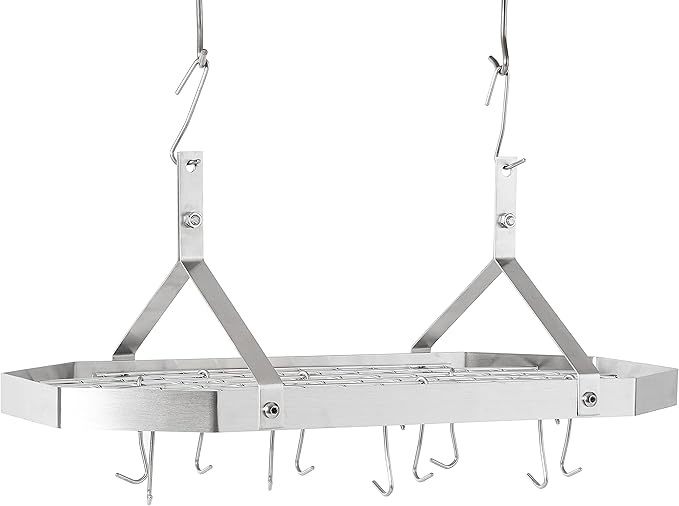 Cuisinart Octagonal Hanging Cookware Rack,Stainless steel