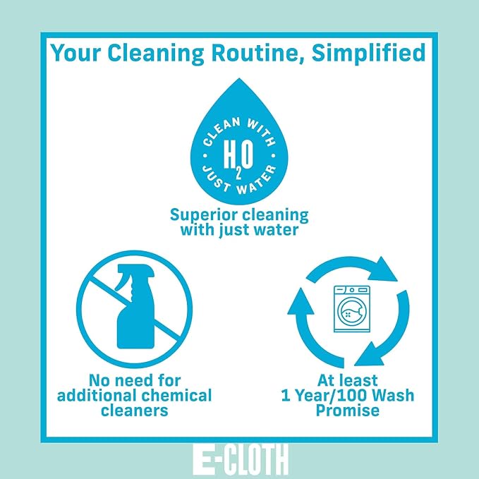 E-Cloth Glass & Polishing Cloths, Premium Microfiber Glass Cleaner, Glass and - Image 6