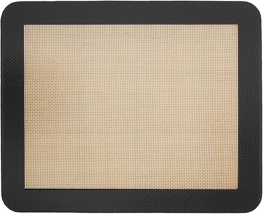 Silicone Baking Mats for 12 Inch Cake Pan/12x12 Cheesecake Pan/Toaster Oven Air Fryer Liner, 11.75"Square Food Grade Silicone Mats (Black, 1x Silicone Baking Mats for 9 x11")