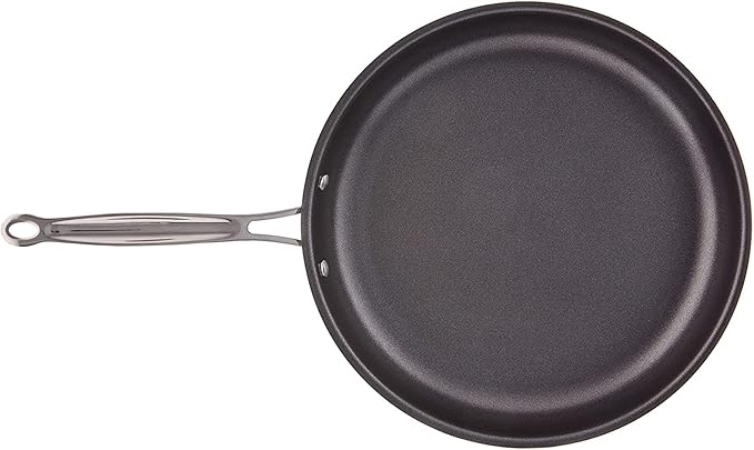 Cuisinart 11-Piece Nonstick Cookware Set, Black, 55-11BK & 12-Inch Skillet, Nonstick-Hard-Anodized with Glass Cover, 622-30G