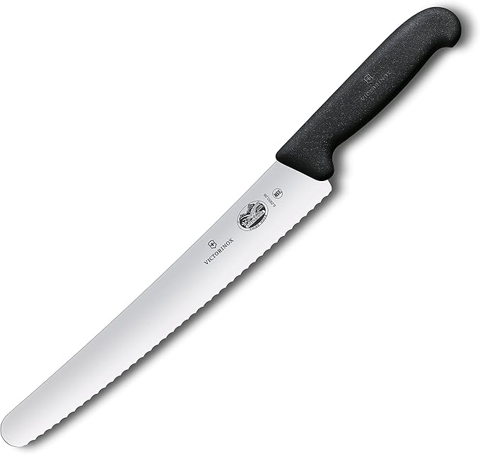 Victorinox Fibrox 10.25-Inch Bread Knife with Serrated Edge and Black Handle
