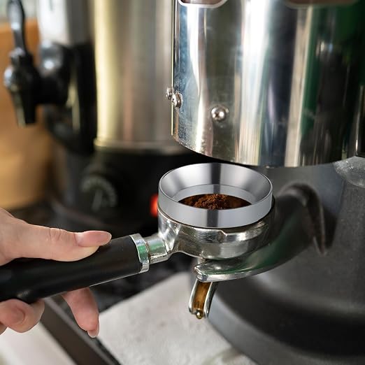 51mm Magnetic Dosing Funnel, Stainless Steel Espresso Dosing Ring - Image 7