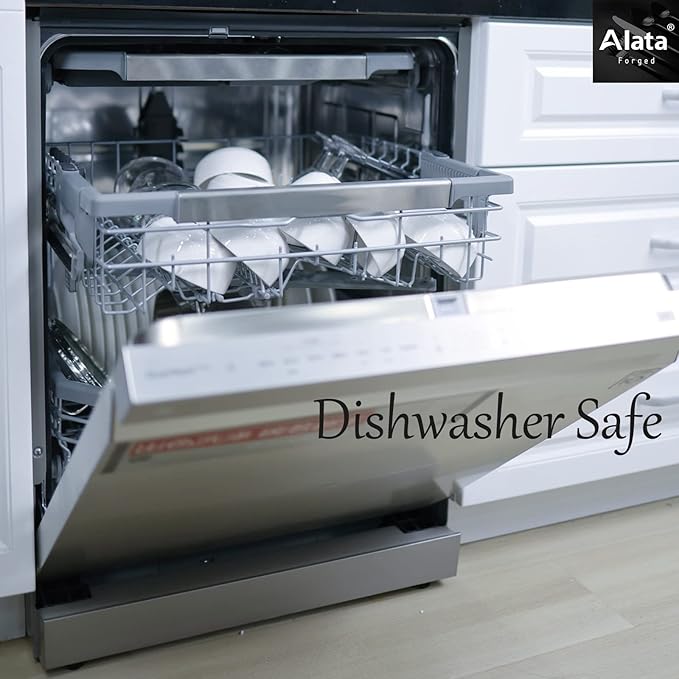 Alata Bailey 20-Piece Forged Silverware Set Stainless Steel Flatware Set,Service for 4,Mirror Polished Cutlery Set,Dishwasher Safe…