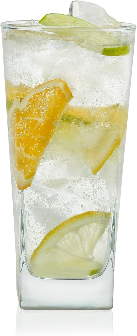 Libbey City Tumbler Glasses, 14.3-ounce, Set of 8