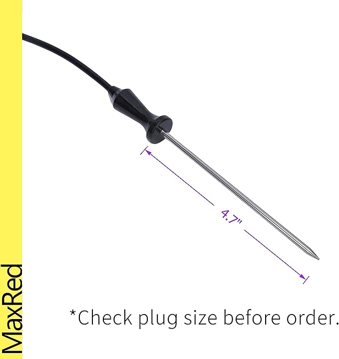 318601302 Meat Probe Thermometer Gauge Thermistor Replacement for Electrolux, Frigidaire, Kenmore, Sears, Samsung Range Stove, Oven, Grill, Baker, Microwave Combo