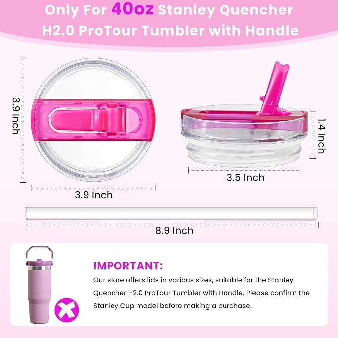 Detachable Flip Straw Lid Replacement - Image 3