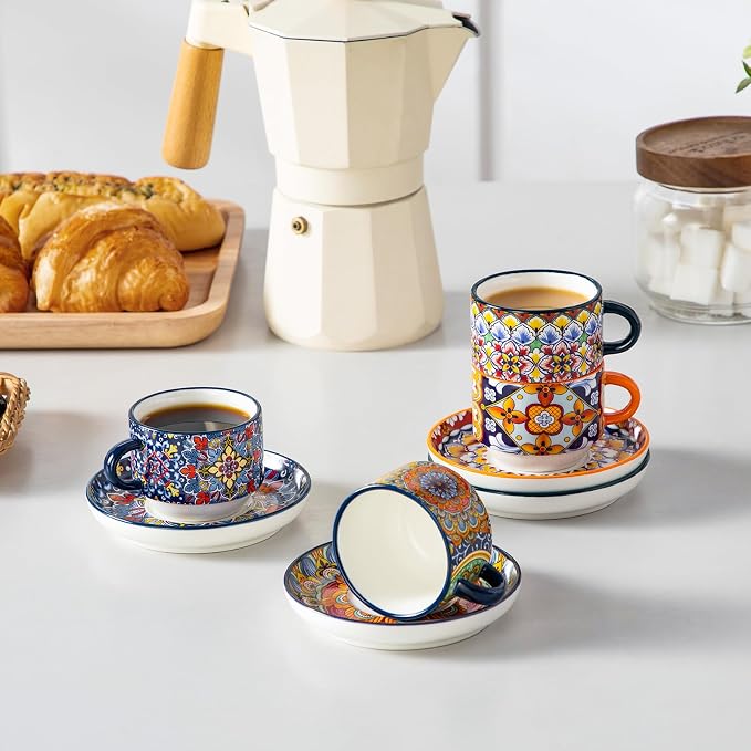 vancasso 2.5 Oz Stackable Espresso Cups - Image 8