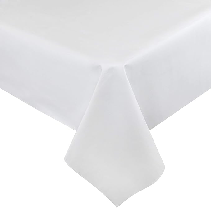 Quality Table Pad Protector, Superior Protection from Spills, Scratches & Heat - Reusable Table Cloth with Cushion Flannel Backing (140" L x 54" W)