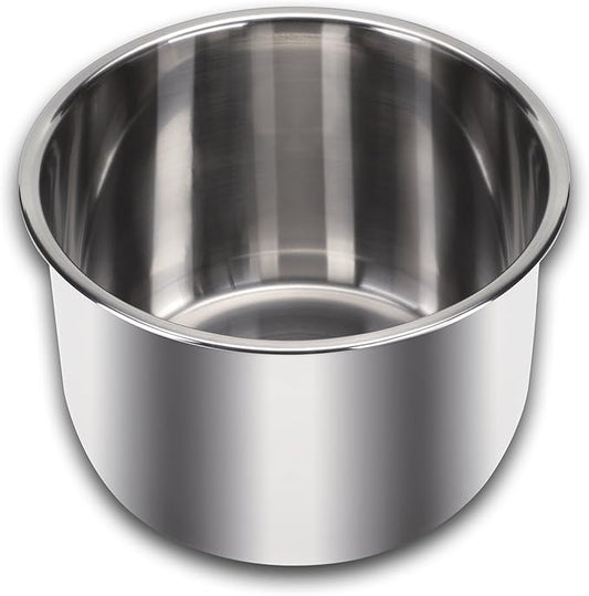 Instant Pot Stainless Steel Inner Cooking Pot 6-Qt, Polished Surface, Rice Cooker