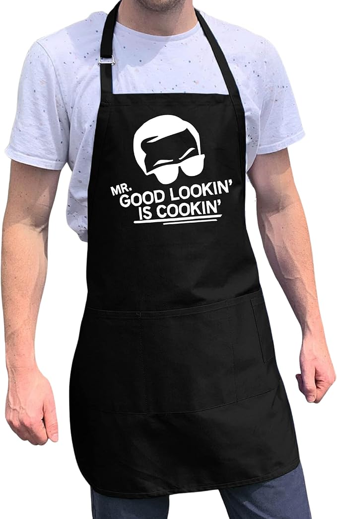 ApronMen - Funny Apron For Men - BBQ Gifts for Men & Unique Gifts for Fathers - Mens Aprons for Grilling