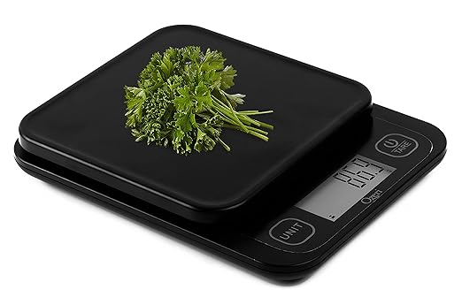 Ozeri Garden and Kitchen Scale II, with 0.1 g (0.005 oz) 420 Variable Graduation Technology
