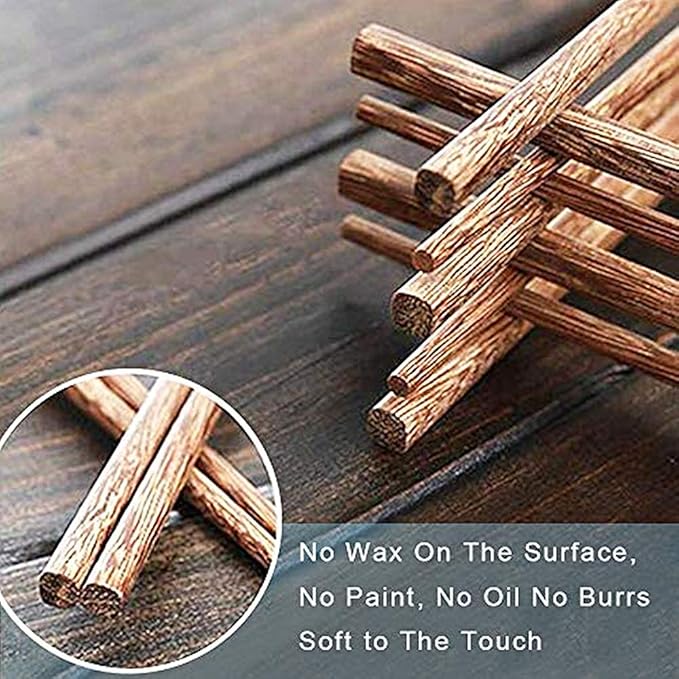 30-Pairs Wooden Chopsticks, Dishwasher Safe Chopstick,ReusableNatural Healthy, Chinese Classic Style for Kitchen, Dining Room, Gourmet, Noodles (9.8 Inch)