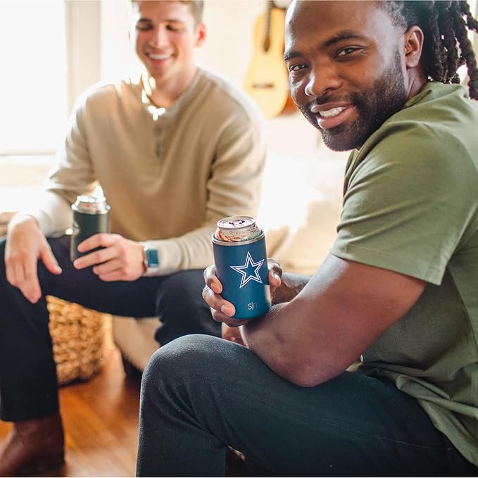Simple Modern Officially Licensed NFL Denver Broncos Gifts for Men, Women, Dads, Fathers Day | Insulated Ranger Can Cooler for Standard 12oz Cans - Beer, Seltzer, and Soda