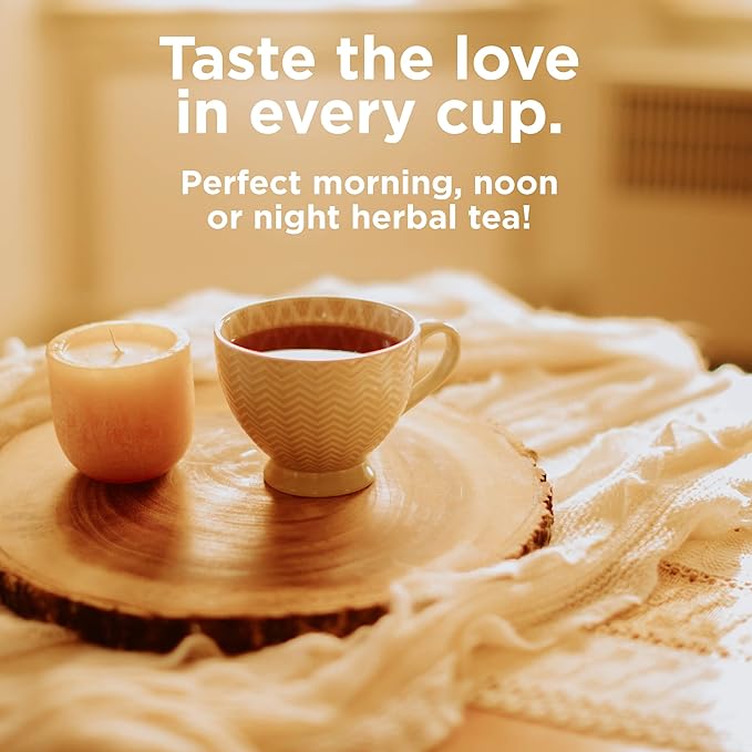 Red Rose Sweet Temptations Dessert Tea Gingerbread Cookie, Zero Carbs, Zero Sugar Bursting with Flavor Caffeine-Free Delicious Beverage Herbal Tea, 18 Count Naturally Flavored Herbal Tea Pack of 6