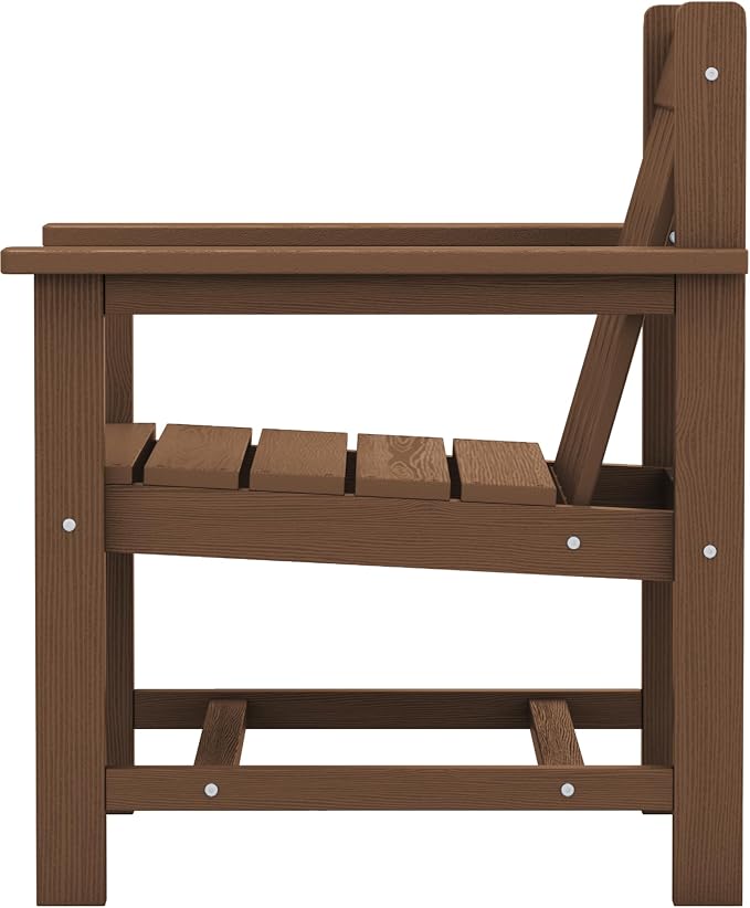 SEWRWALL Patio Furniture Set, HDPE Material All Weather Use Adirondack Chair Set - Image 11