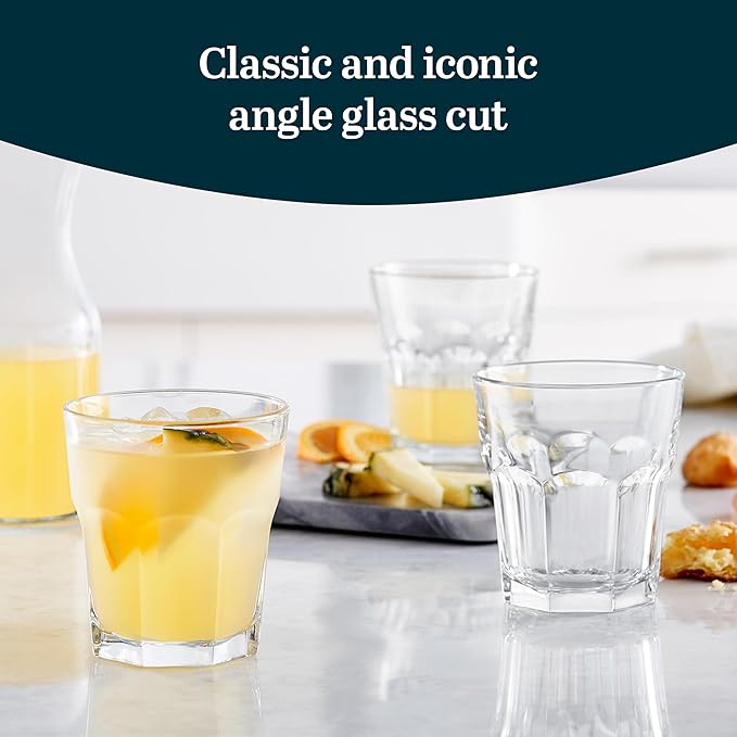 Libbey Gibraltar Rocks Glasses, Set of 12, 12 oz (5243)