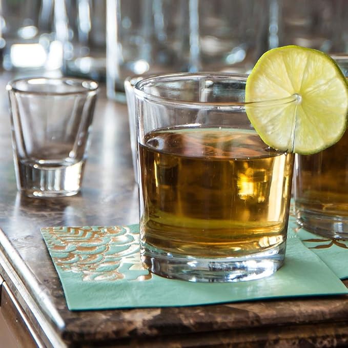Anchor Hocking 8-oz Heavy Base Rocks Old Fashioned Whiskey Glasses, Set of 12