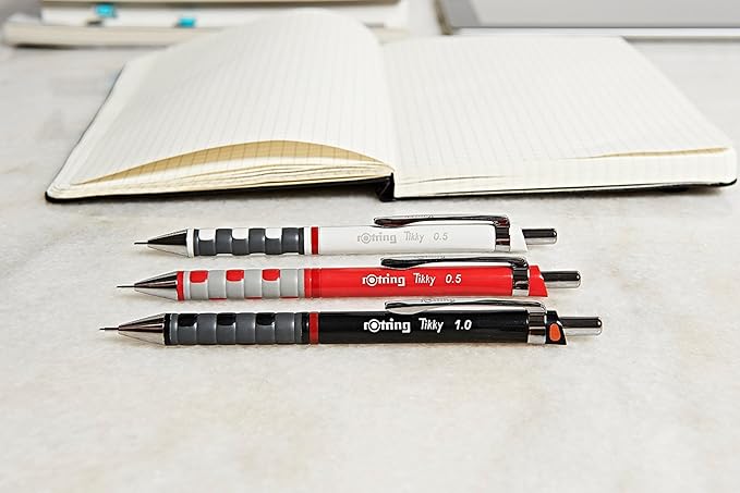 rOtring Tikky Mechanical Pencil, 0.5 mm, Burgundy, Single (1904691)