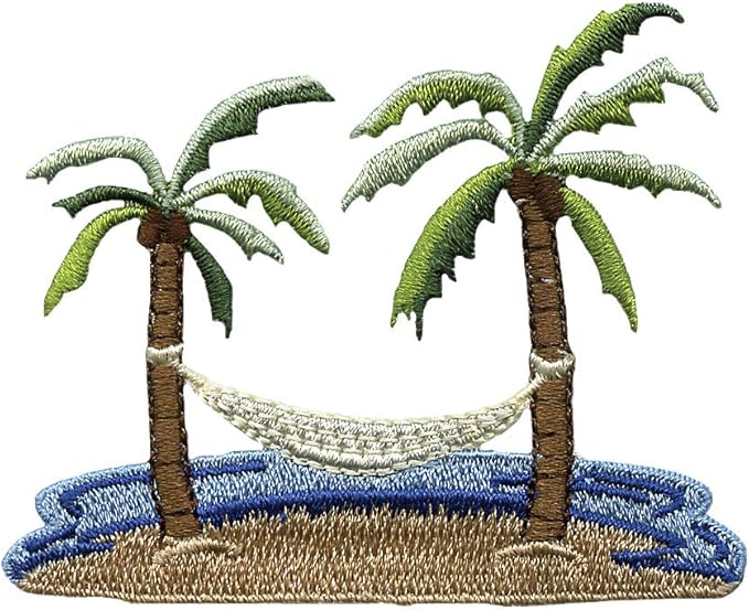 Tervis Palm Tree & Hammock Scene Made in USA Double Walled Insulated Tumbler Cup Keeps Drinks Cold & Hot, 24oz, Unlidded