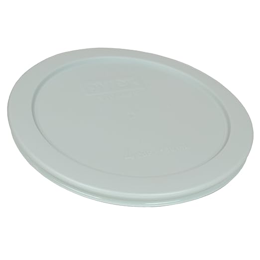 Pyrex 7201-PC Round 4 Cup Storage Lid for Glass Bowls (1, Muddy Aqua)