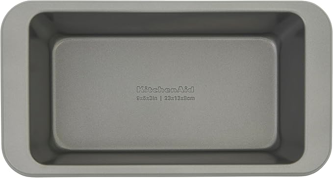 KitchenAid 9x5in Nonstick Aluminized Steel Loaf Pan, Contour Silver