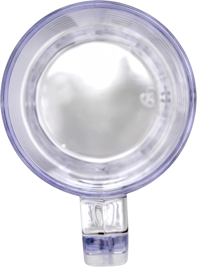 G.E.T. 00085-1-SAN-CL Shatter-Resistant Plastic Beer Mug / Stein, 20 Ounce, BPA Free (Set of 12)