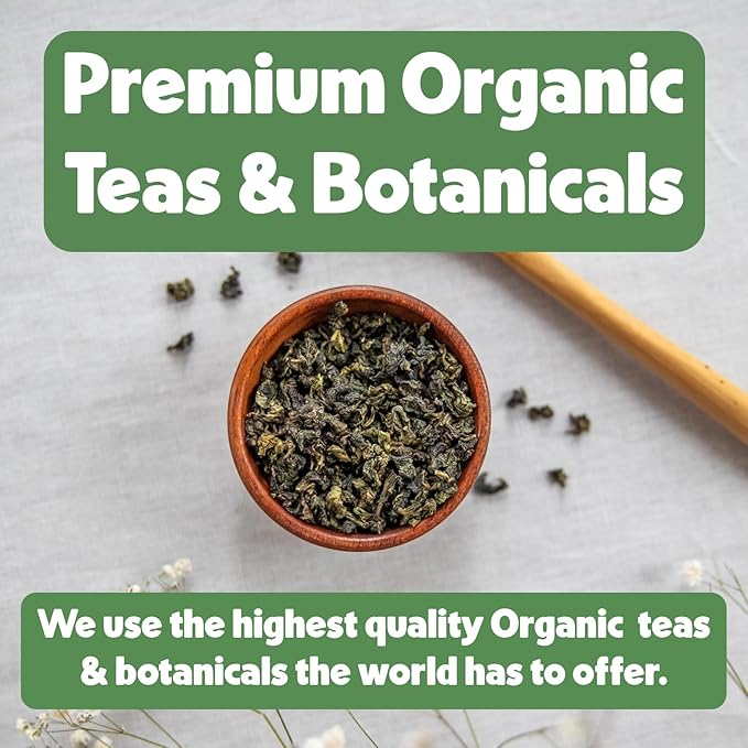 Heavenly Tea Leaves Organic 9 Flavor Variety Pack | Loose Leaf Tea Sampler (Approximately 90 Cups) | Premium Gift Set Assortment of Green, Herbal, Black & White Teas | Hot or Iced, High to No Caffeine