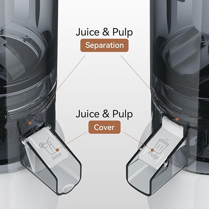 Slow Cold Press Juicer Attachment for KitchenAid Stand Mixer, 4.2" Large Feed Chute Fit Whole Vegetables & Fruits, Masticating Juicer Attachment for KitchenAid, Easy to Clean