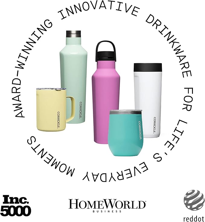 Corkcicle Disney Princess Tumbler - Insulated Stainless Steel Travel Cup - Cold & Hot Drinks - Reusable & Durable - Spill Proof Lid - Non-Slip Silicone Base - Easy Grip - BPA Free -16 oz - Jasmine