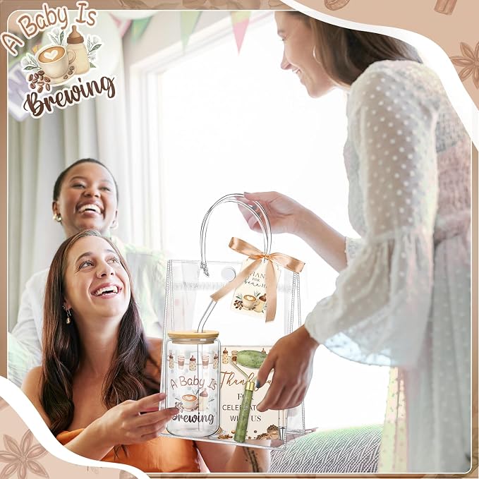 Reallnaive 6 Set Coffee Themed Baby Shower Game Prizes - Image 7