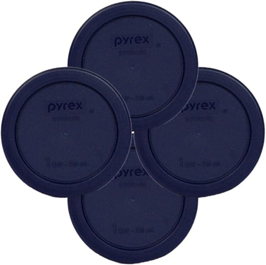 Pyrex 7202-PC 1113805 1 Cup Dark Blue Lid (4-Pack)