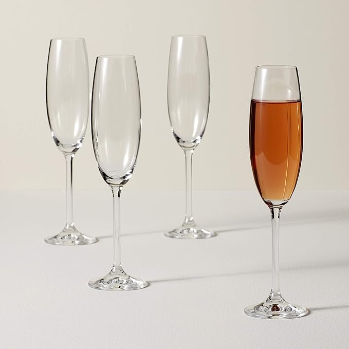 Lenox Tuscany Classics 4pc Toasting Flute Set, 2.3 LB, Clear